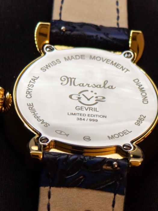 Продавам чисто нов GV2 Gevril Marsala Limited Edition часовник 384/999
