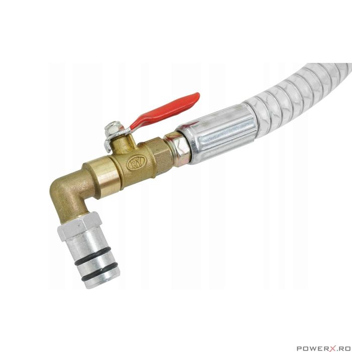 Recuperator pentru ulei uzat cu golire pneumatica, vas control