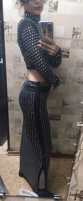 Шикарное платье двойка 46-48р