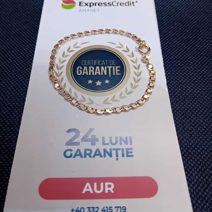 Bratara aur 18k 5.71g (Ag4 Dacia B50623.1)-Garantie 2 Ani