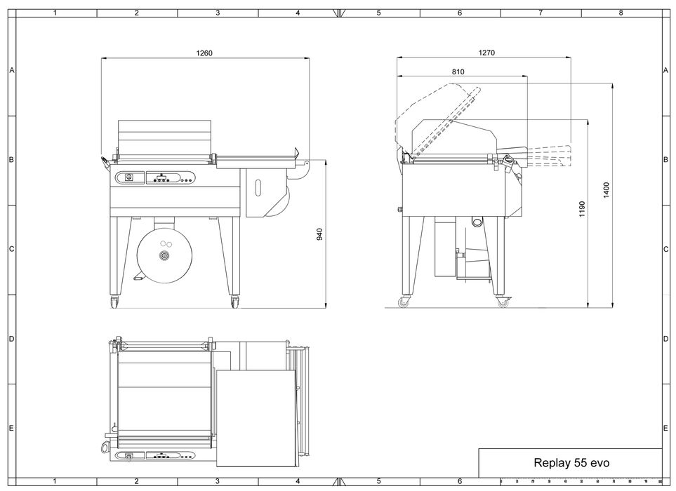 Термоусадка/Termousadka/Упаковщик в плёнку/Вакум REPLAY 55 EVO(Италия)