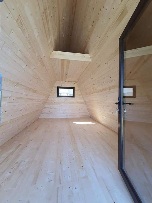 Vand cabana tip A Frame  6m x 9m