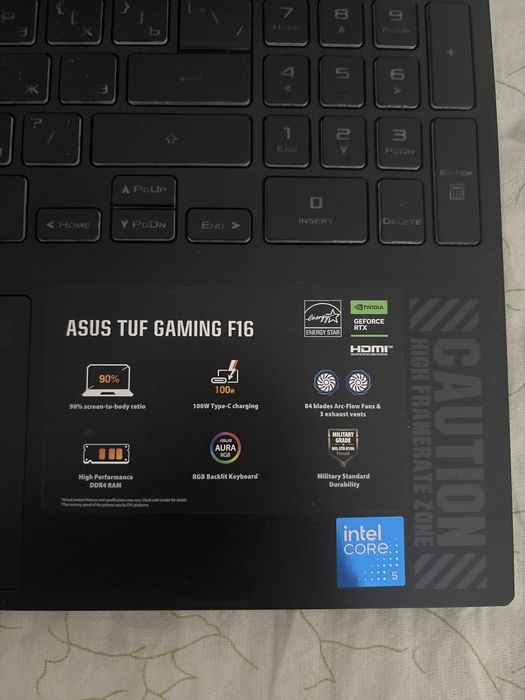 Asua tuf gaming f16