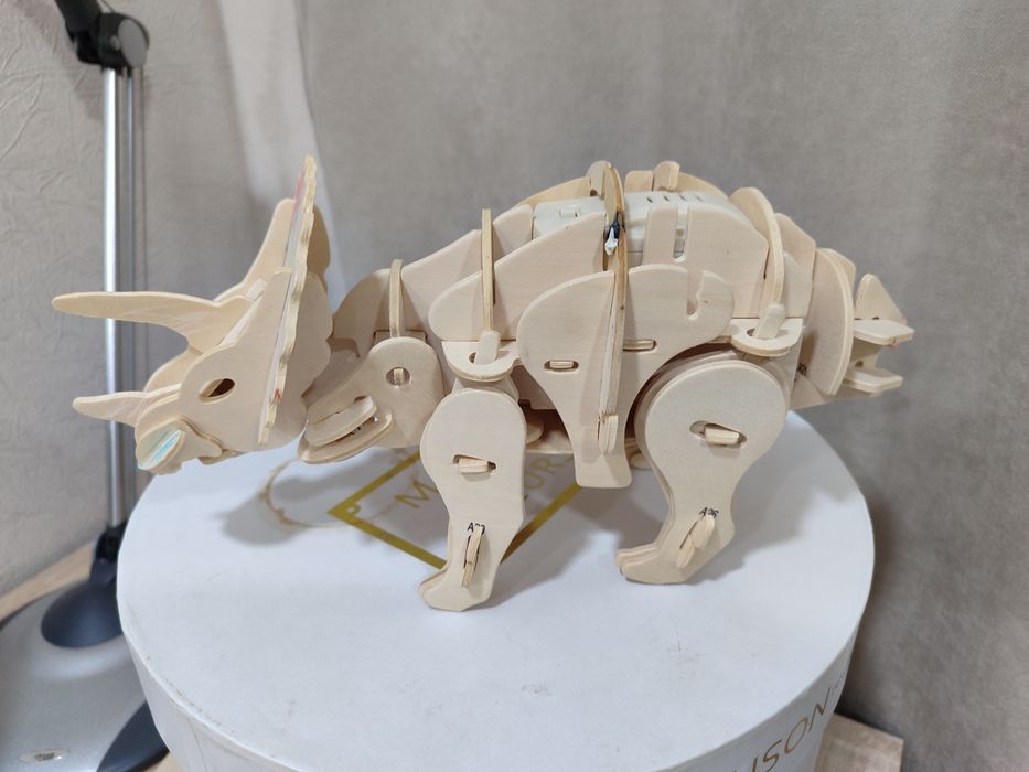 Конструктор деревянный Robotime , Triceratops
