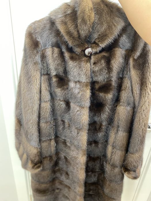 Коричневая Норковая Шуба