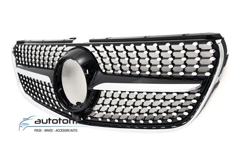Grila compatibila cu Mercedes V-Class W447 (14-19) model Diamond