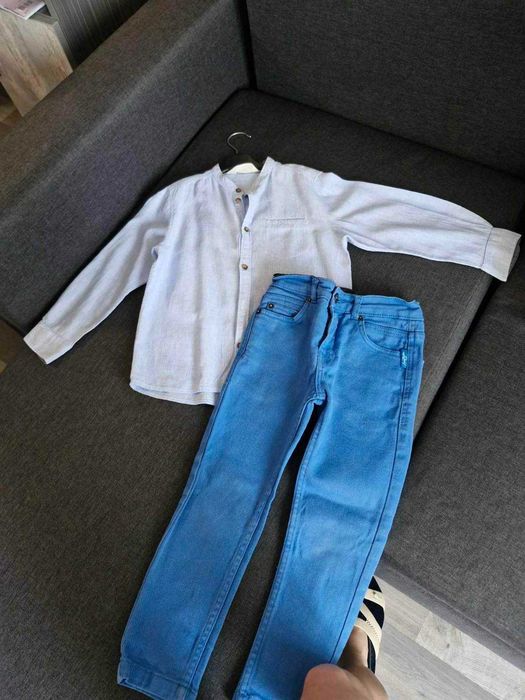 Детски комплект за момче Риза и Дънки