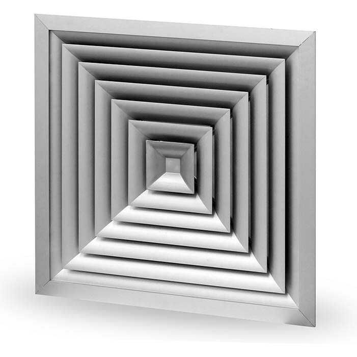 Диффузор потолочный квадратный 275х275 (400х400) (Китай)