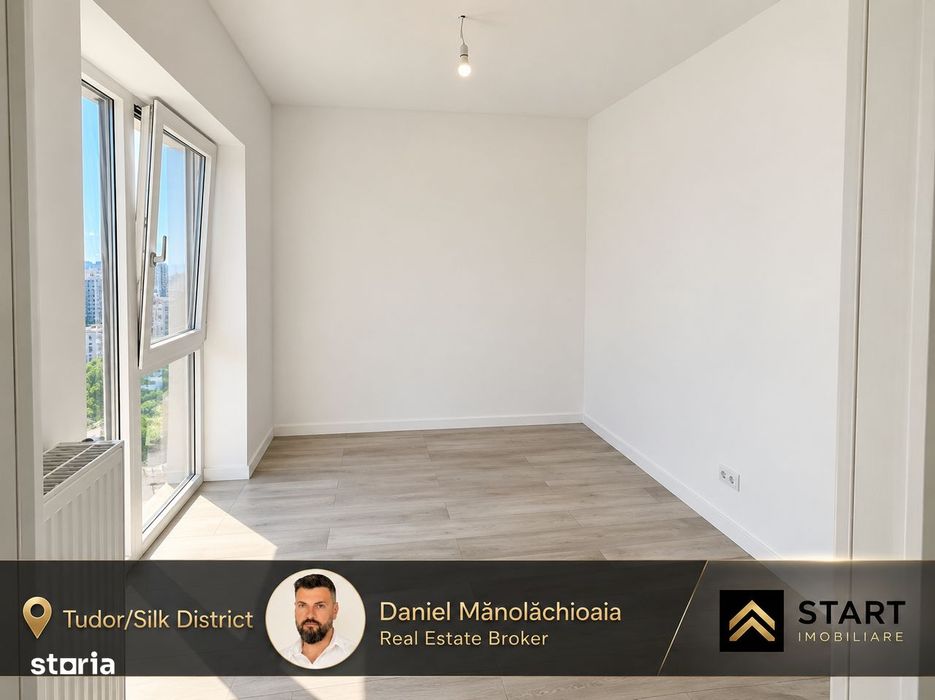 Apartament 3 camere | Silk District | 64 mp Etaj 8 | Parcare acoperită