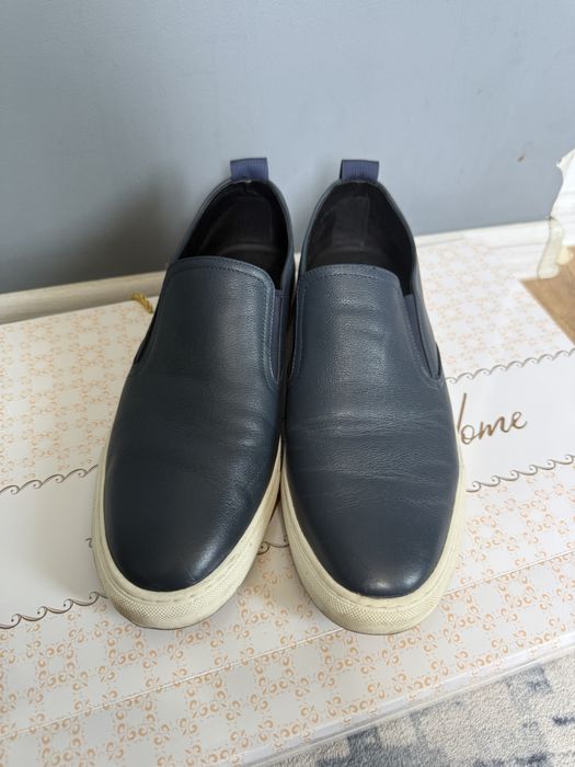 Кожаные мокасины-туфли