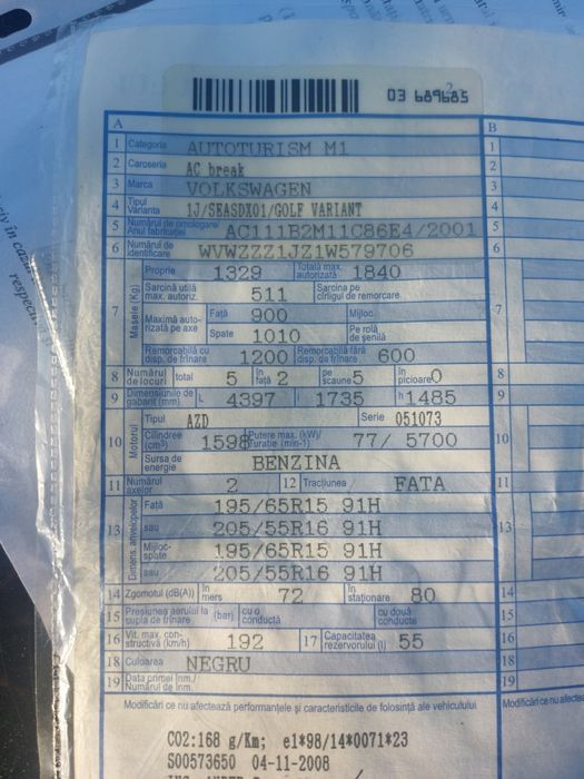 Vând vw golf sub prețul pieței