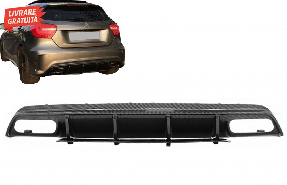 Difuzor Bara Spate Mercedes A-Class W176 (2013-2018) A45 Facelift Desi