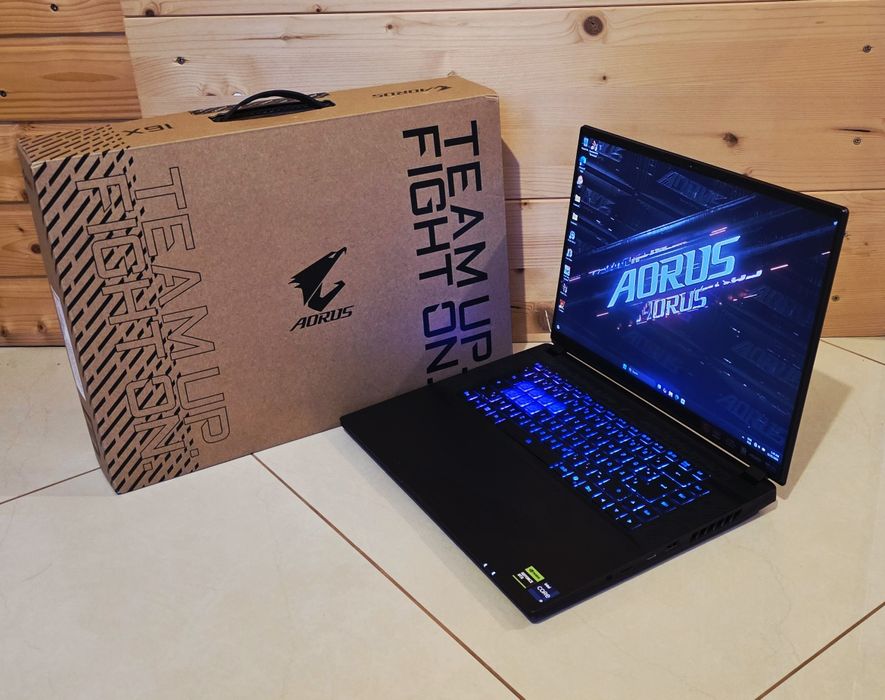 Aorus i9 14900HX 5.8GHz 16/32 32GB RAM DDR5 2TB RTX 4070 2K 165Hz