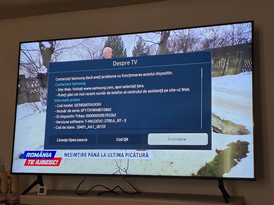 TV Samsung 1,5 metri, 4K, UHD