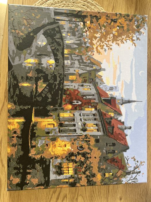 Vand tablouri pictate in ulei pe panza 60 /40 cm