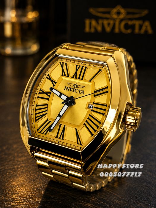 INVICTA Shadow Gold 48 mm, Инвикта нов мъжки часовник