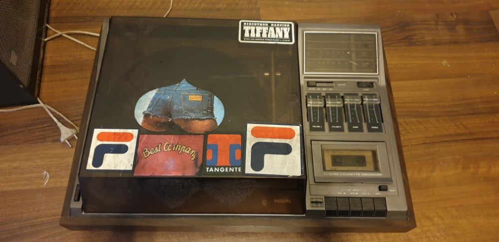 Statie/Pult D.J. Vinil si Caseta Vintage