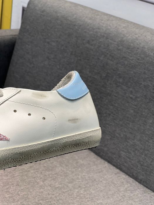 Golden Goose Super Star Blue Heel