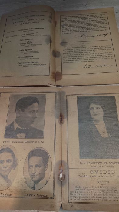 Programe/RevisteTeatru 1926-1953 + ilustratii N. Leonard
