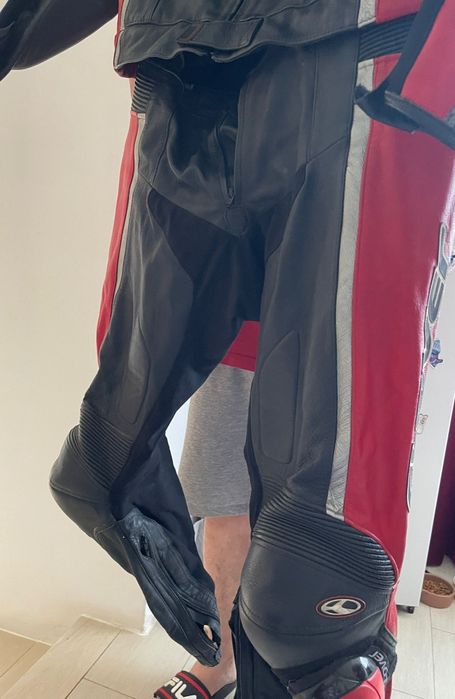 Costum moto piele 2 piese