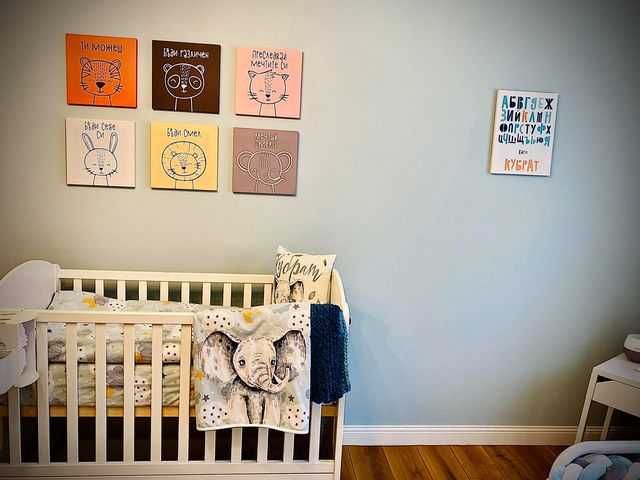 Детска картини за декорация канава картина