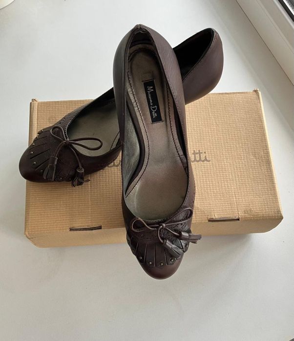 Туфли кожаные Massimo Dutti