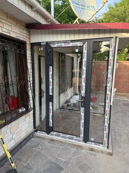 Алюминиевые окна, продам окна под заказ, окна из алюминия под ключ.