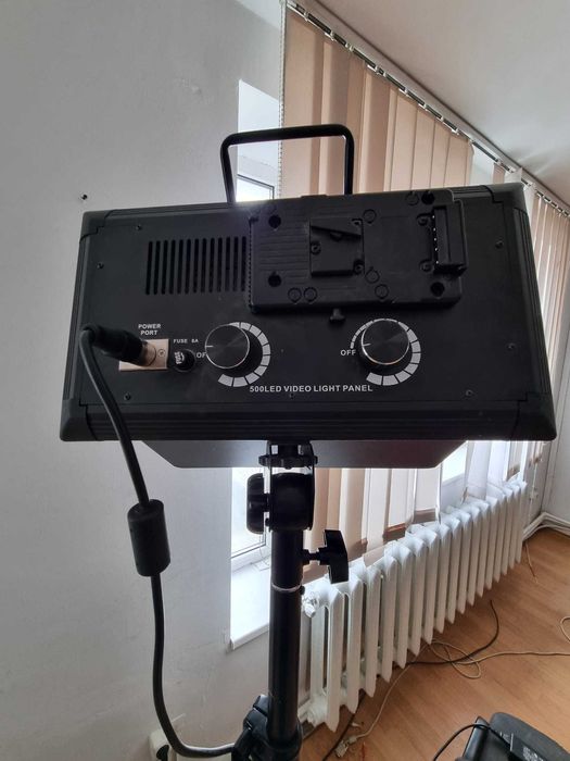 Kit 2 Lumini LED, Studio Foto/TV+ Stative 2.8m Visico