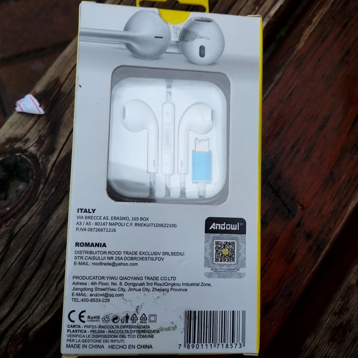 Casti cu fir pentru iPhone originale