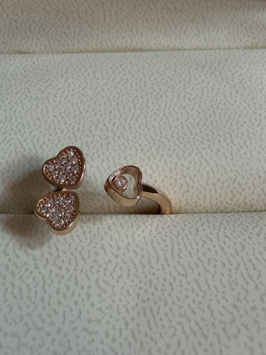 Пръстен нов chopard happy diamond