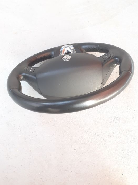 Volan Piele Cu Comenzi Airbag Complet Renault Megane 3 Scenic Fluence