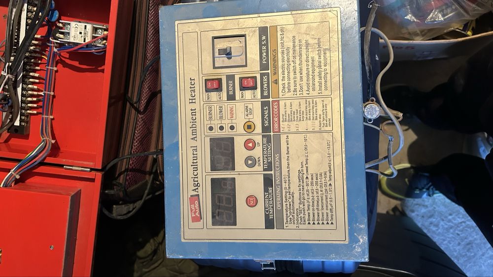 Печь дизельная, для отопления теплиц