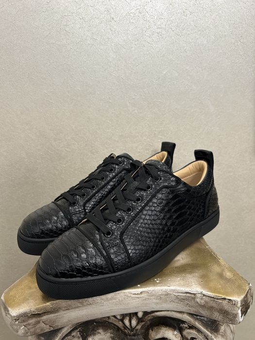 Louboutin Black Python