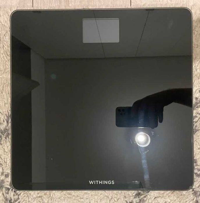 Cantar de persoane Withings Body BMI WBS06, Wi-fi, 180 kg max, Negru