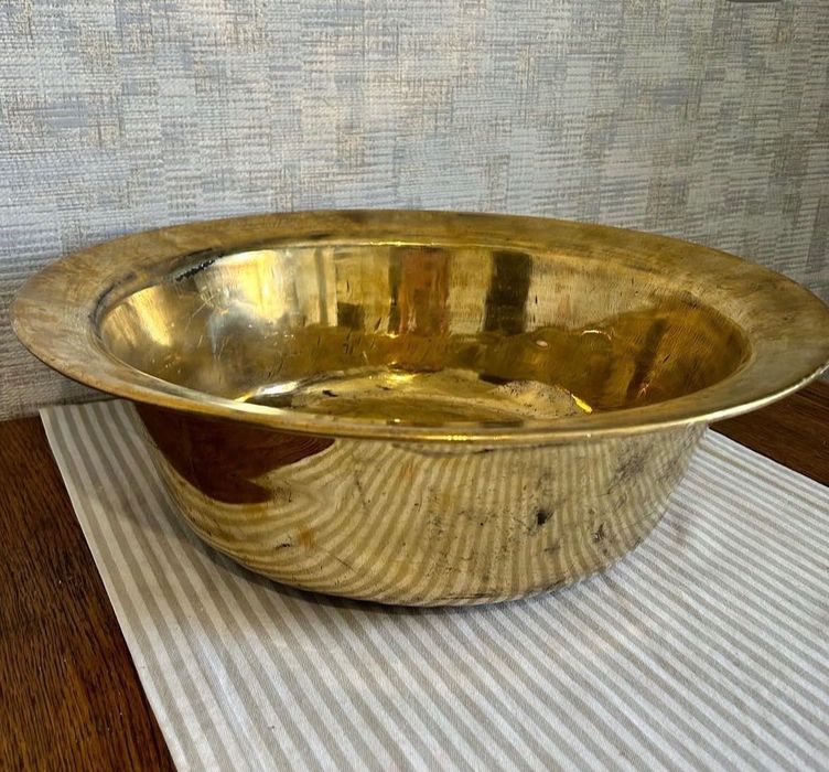 Медный таз. Советских времен.