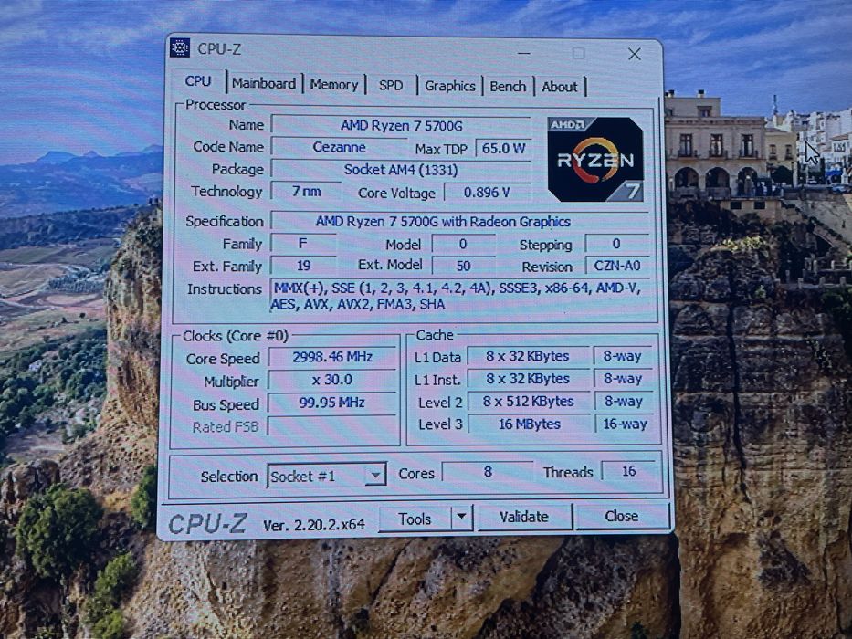 Kit Ryzen 7 5700G