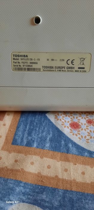 Laptop Toshiba satellite