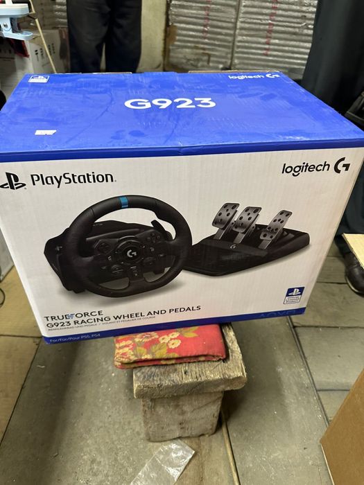 Руль с педалями и коробкой передач