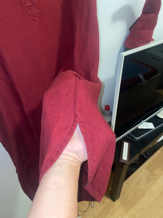 рокля от естествен лен