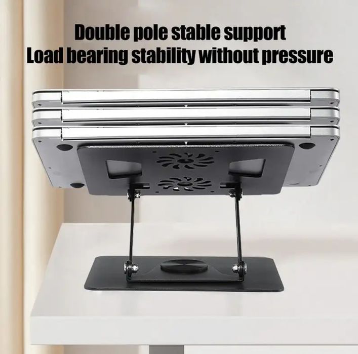 Подставка держатель для ноутбука 
С usb вентилятором