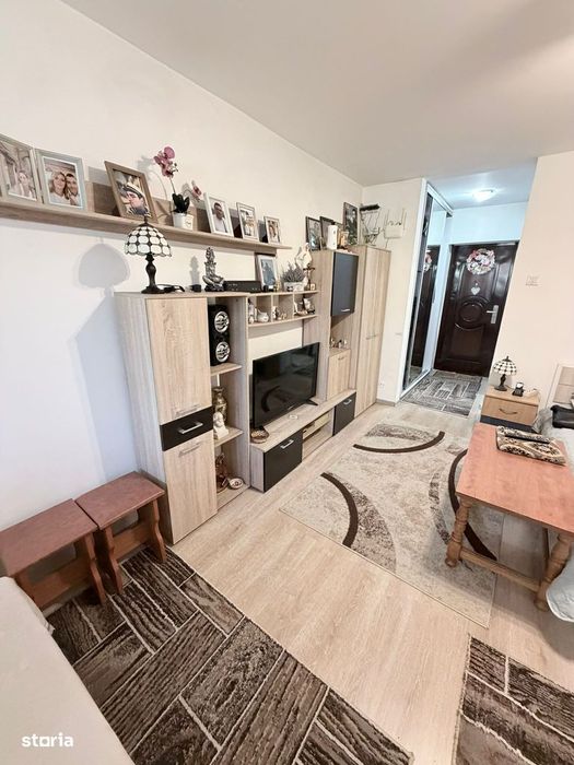 Garsonieră cu balcon, lift și mobilier în Costin Georgian