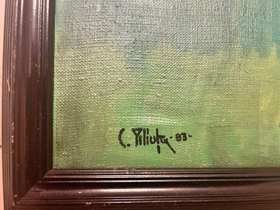 Tablou în ulei pe pânză peisaj