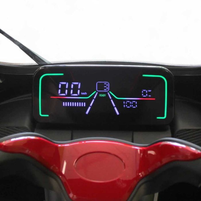 Електрическа Триколка с покрив  MaxMotors Apple X3 1800W - RED