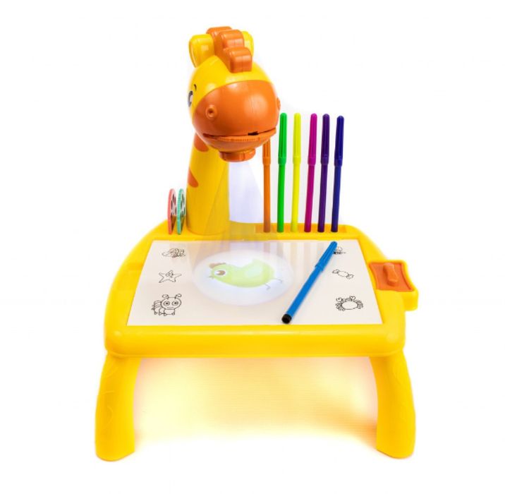 Детска масичка за рисуване с вграден проектор