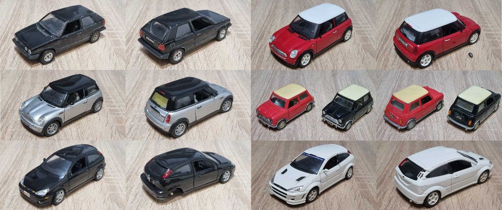 авто модели със забележки в 1/24 Danbury Mint, Revel, Bburago, Maisto