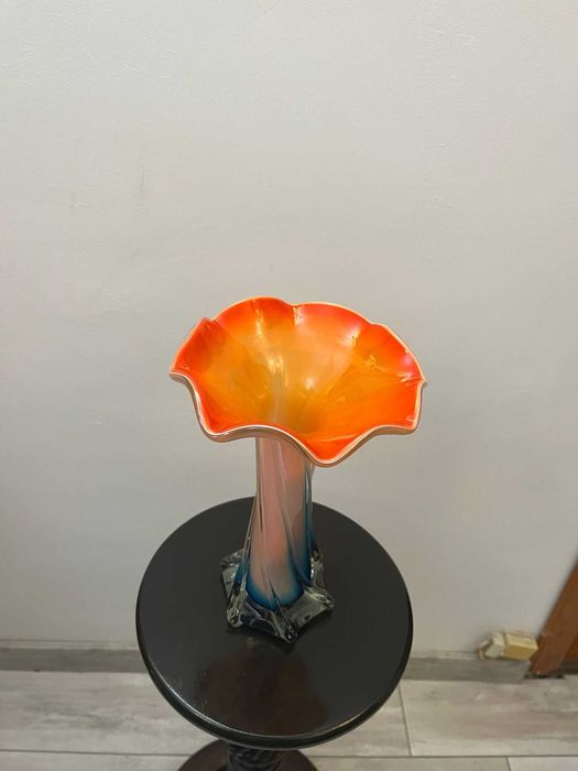 Piesa veche cristal MURANO cala bibelouri bibelou deosebita
