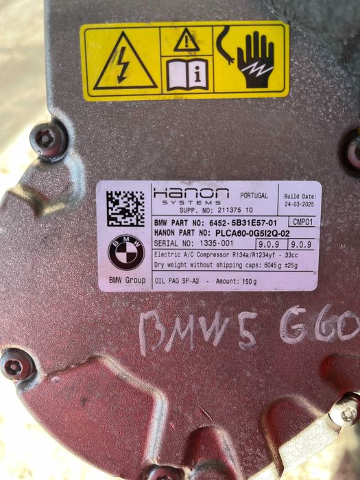 Компресор климатик BMW 5 G60 23-
