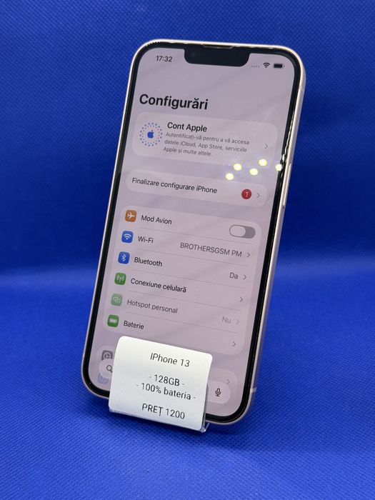 Magazin Vindem: Iphone 13, 128GB, 100% bateria
