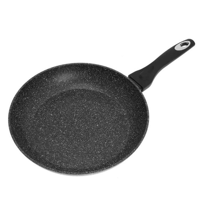 Set 3 tigai marmorate, din aluminiu, negru, 28 / 24 / 20cm, Klausberg