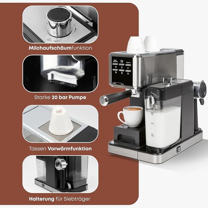 Еспресо кафемашина 2 в 1 Proficook PC-ES-KA 1266